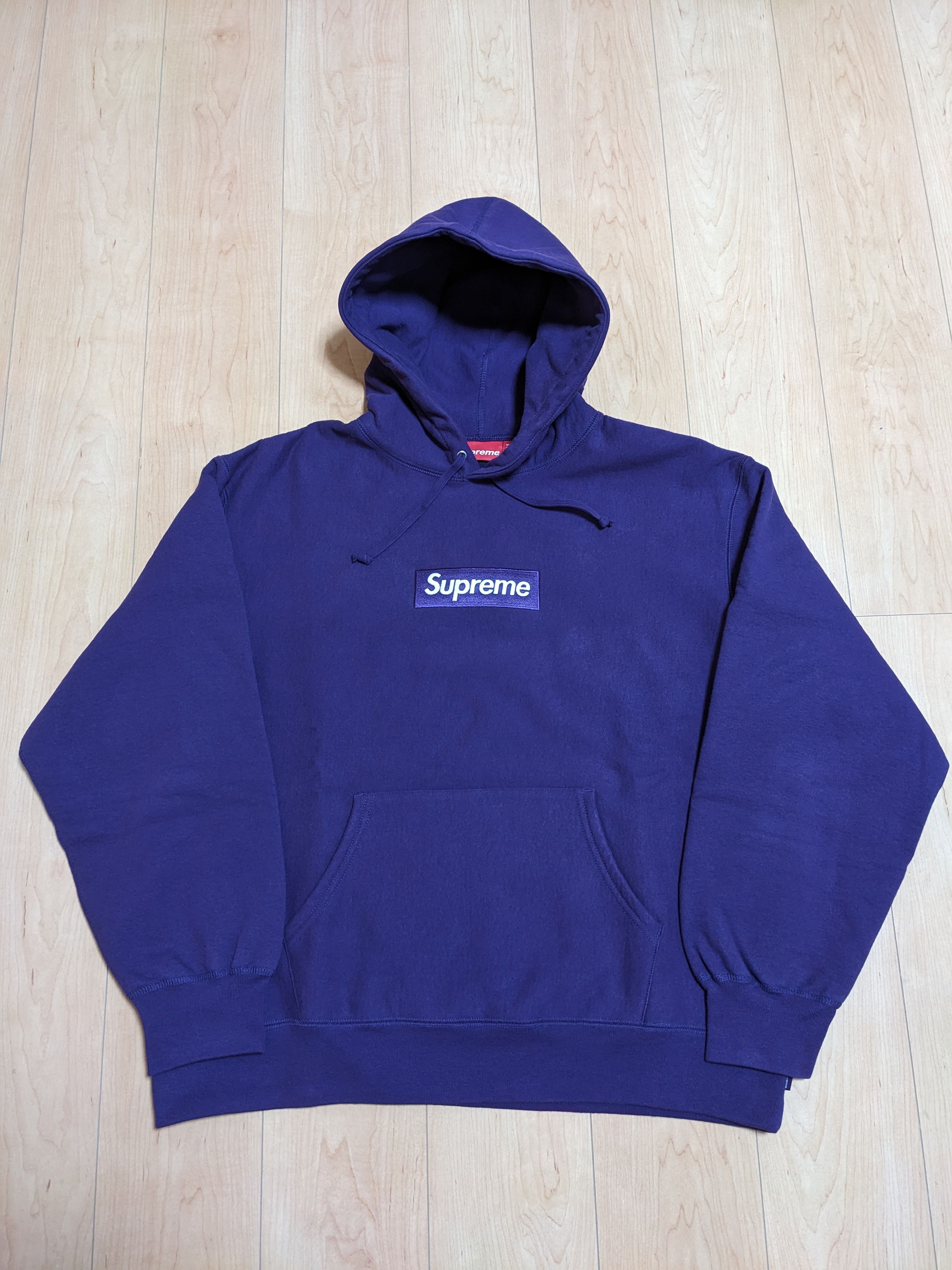 Supreme Box Logo Hooded Sweatshirt "Purple" (23FW)