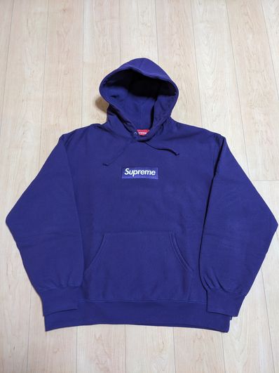 Supreme Box Logo Hooded Sweatshirt "Purple" (23FW)