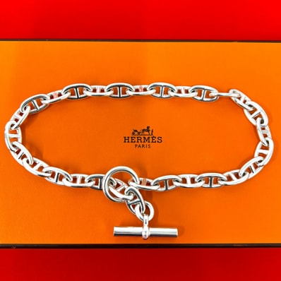 HERMES エルメス シェーヌダンクル GM 29コマ シルバー925 ネックレス シルバー
33509
