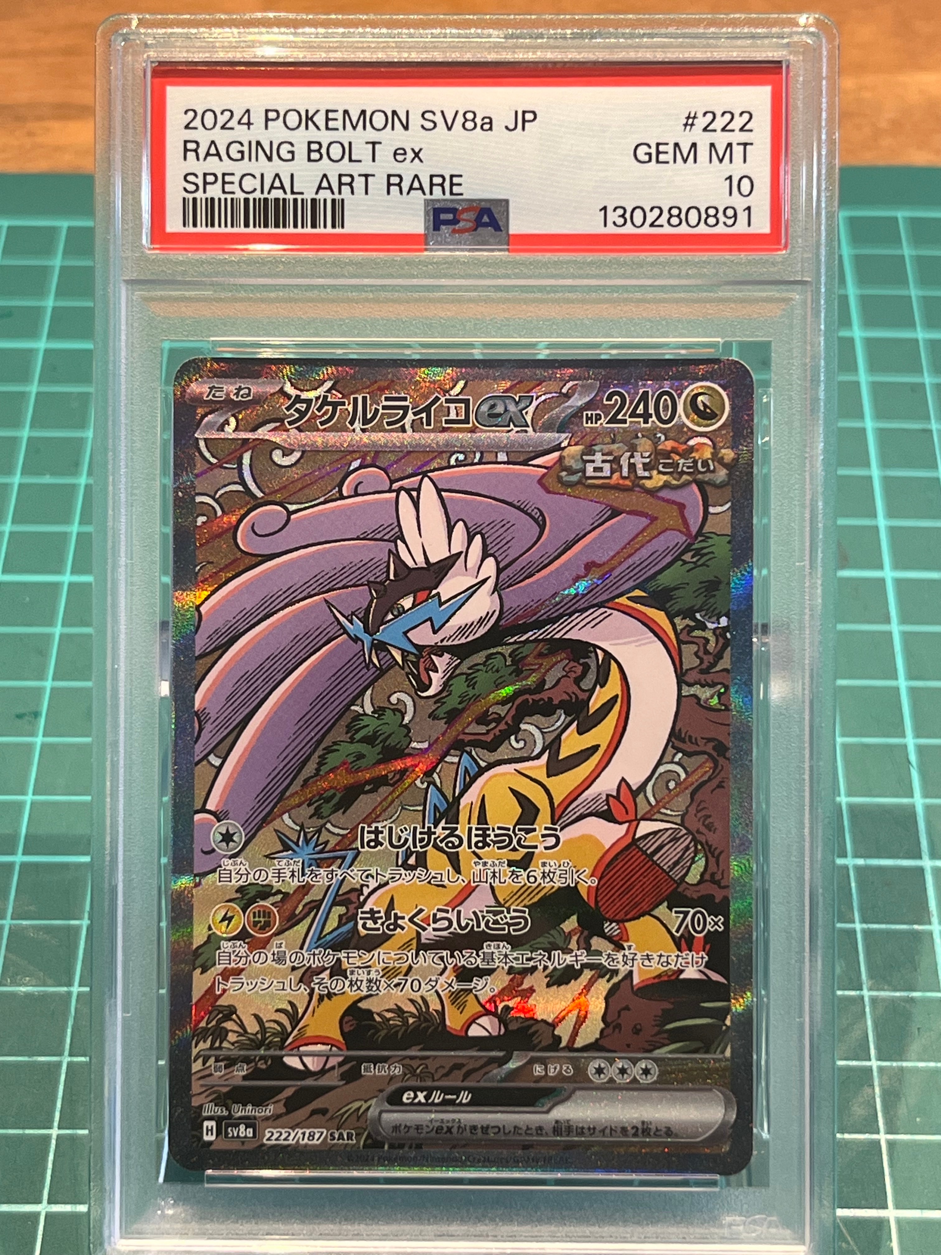 タケルライコex SAR [SV8a 222/187](ハイクラスパック「テラスタルフェスex」)