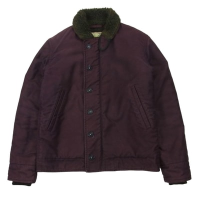 ANDFAMILYS アンドファミリー TYPE N-1 DECK JACKET BUCCANEER デッキ ジャケット ワインレッド系 36【中古】