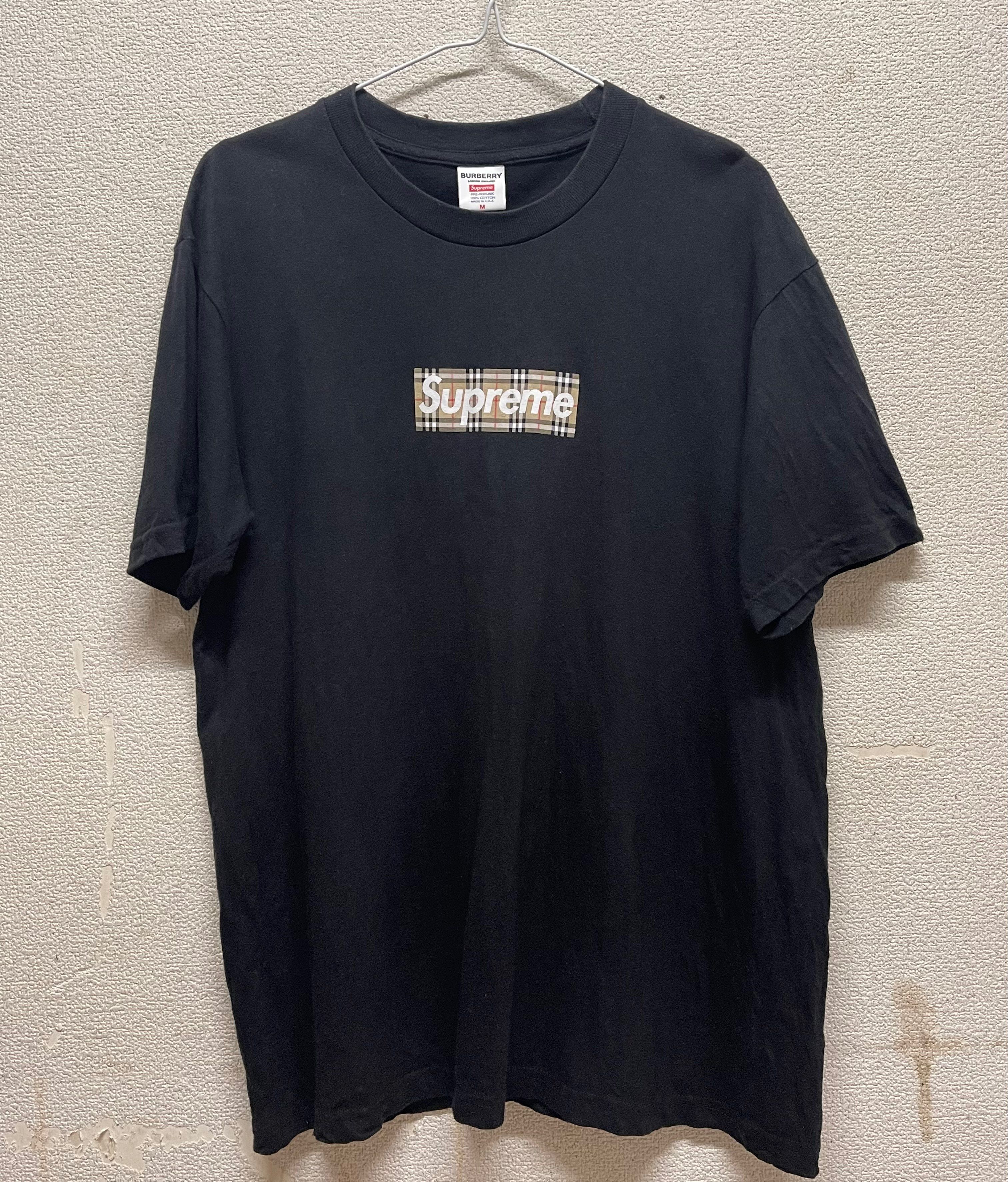 Supreme / Burberry Box Logo Tee "Black"