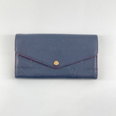 LOUIS VUITTON(ルイ・ヴィトン) ポルトフォイユ サラ M62125 長財布 ネイビー×レッド