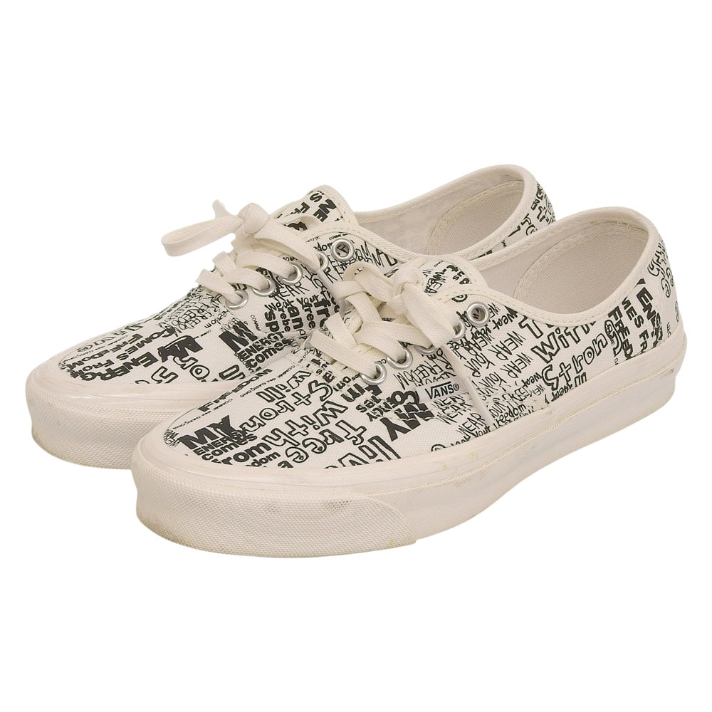 コムデギャルソン ×VANS 美品 ローカットスニーカー レディース ホワイト 24.5cm OZ-K101-001 8(US)