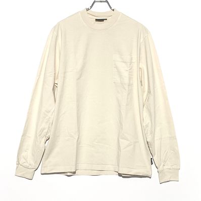 STUSSY Pigment Dyed Mock Neck Cream