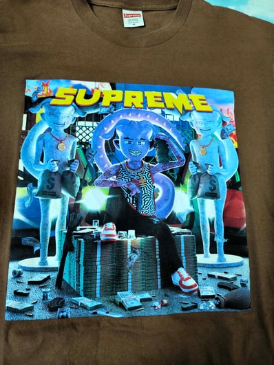 Supreme Richest Tee "Brown"