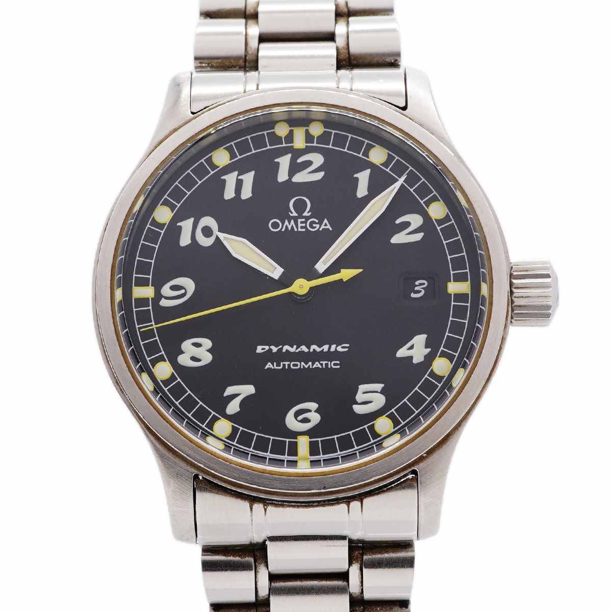 ★最終価格【6whb0107】オメガ ダイナミック 5200.5 黒文字盤【中古】腕時計 メンズ