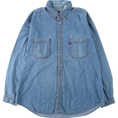 古着 リーバイス Levi's RED TAB 長袖 デニムシャツ メンズXL相当/eaa605072