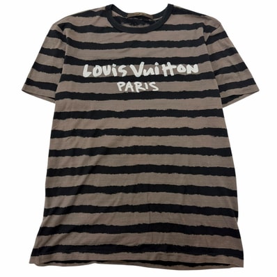 極美品 ルイヴィトン 半袖Tシャツ グレージュ メンズ XS