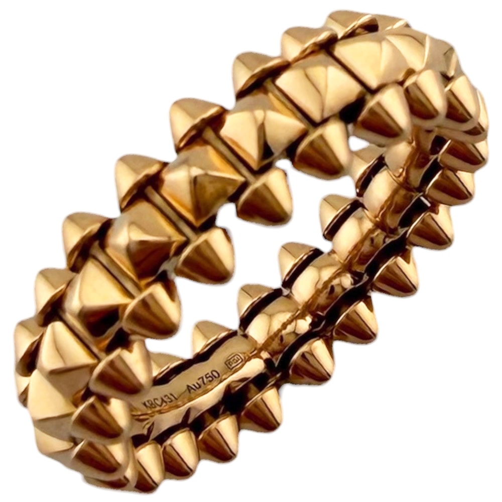 カルティエ クラッシュ ドゥ カルティエ リング 指輪 11号 18金 K18ピンクゴールド レディース CARTIER 中古