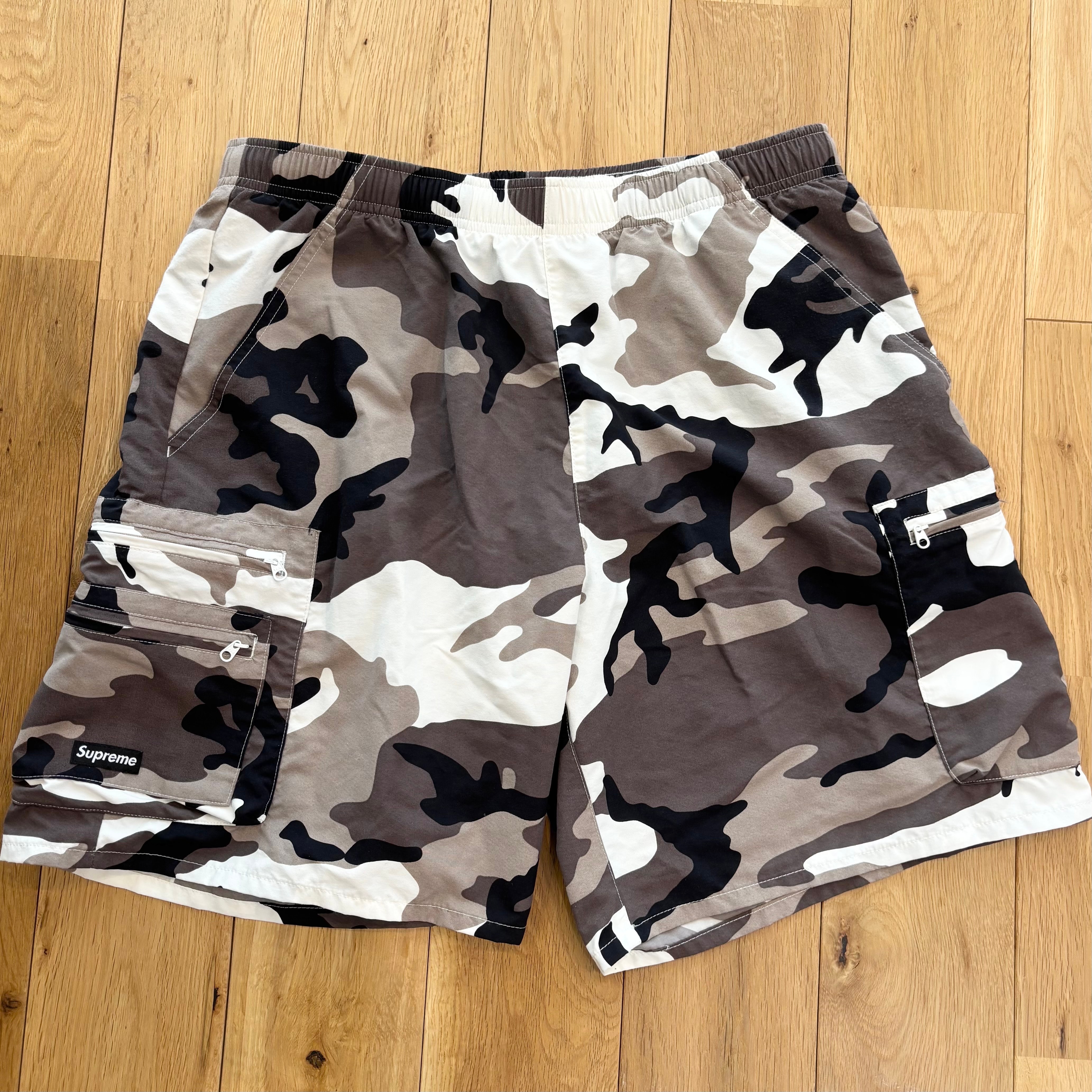 Supreme Cargo Water Short "Snow Camo"
