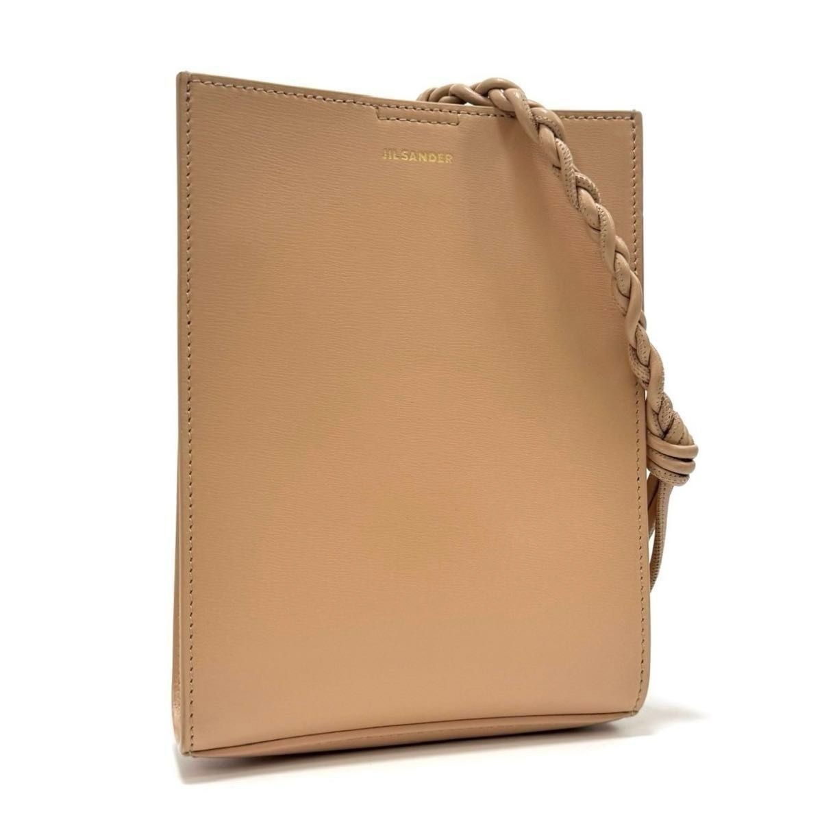 ジルサンダー タングル スモール ショルダーバッグ クロスボディ ミニバッグ 斜め掛け 鞄 ベージュ レザー 本革 TANGLE SMALL JIL SANDER