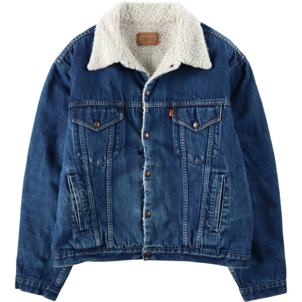 古着 80年代 リーバイス Levi's 中綿入り デニムボアジャケット メンズXL相当 ヴィンテージ/eaa632458