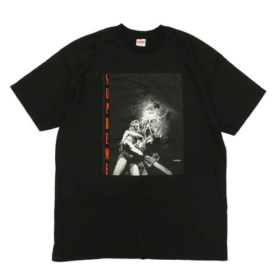 Supreme シュプリーム 17AW Horror Tee ホラー グラフィック プリント 半袖 Tシャツ ブラック系 L【極上美品】【中古】