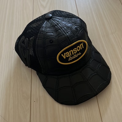 Supreme x Vanson Leathers Spider-Man Mesh Back 6-Panel "Black"