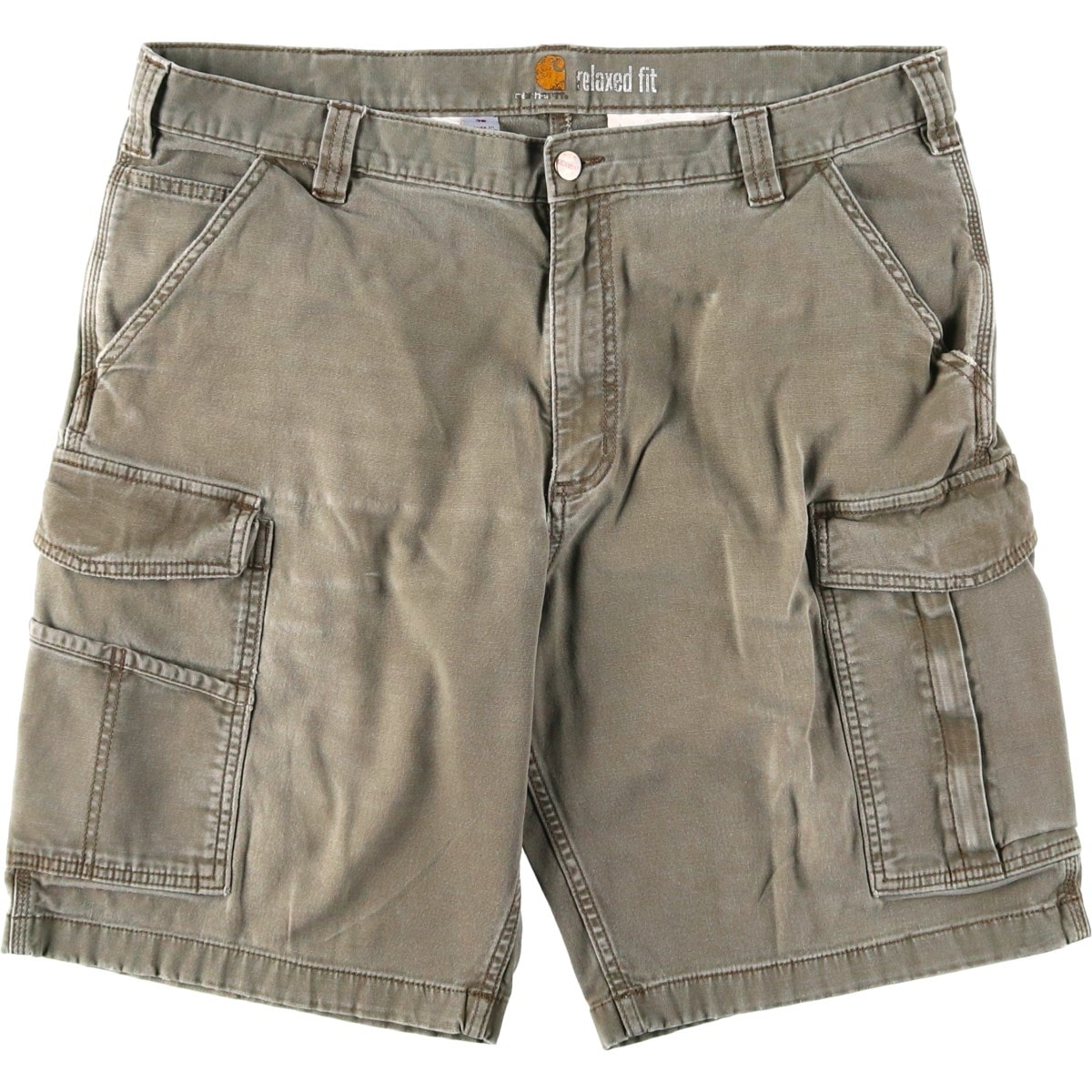 古着 カーハート Carhartt RELAXED FIT ダック カーゴショーツ ハーフパンツ メンズw37相当/eaa640658