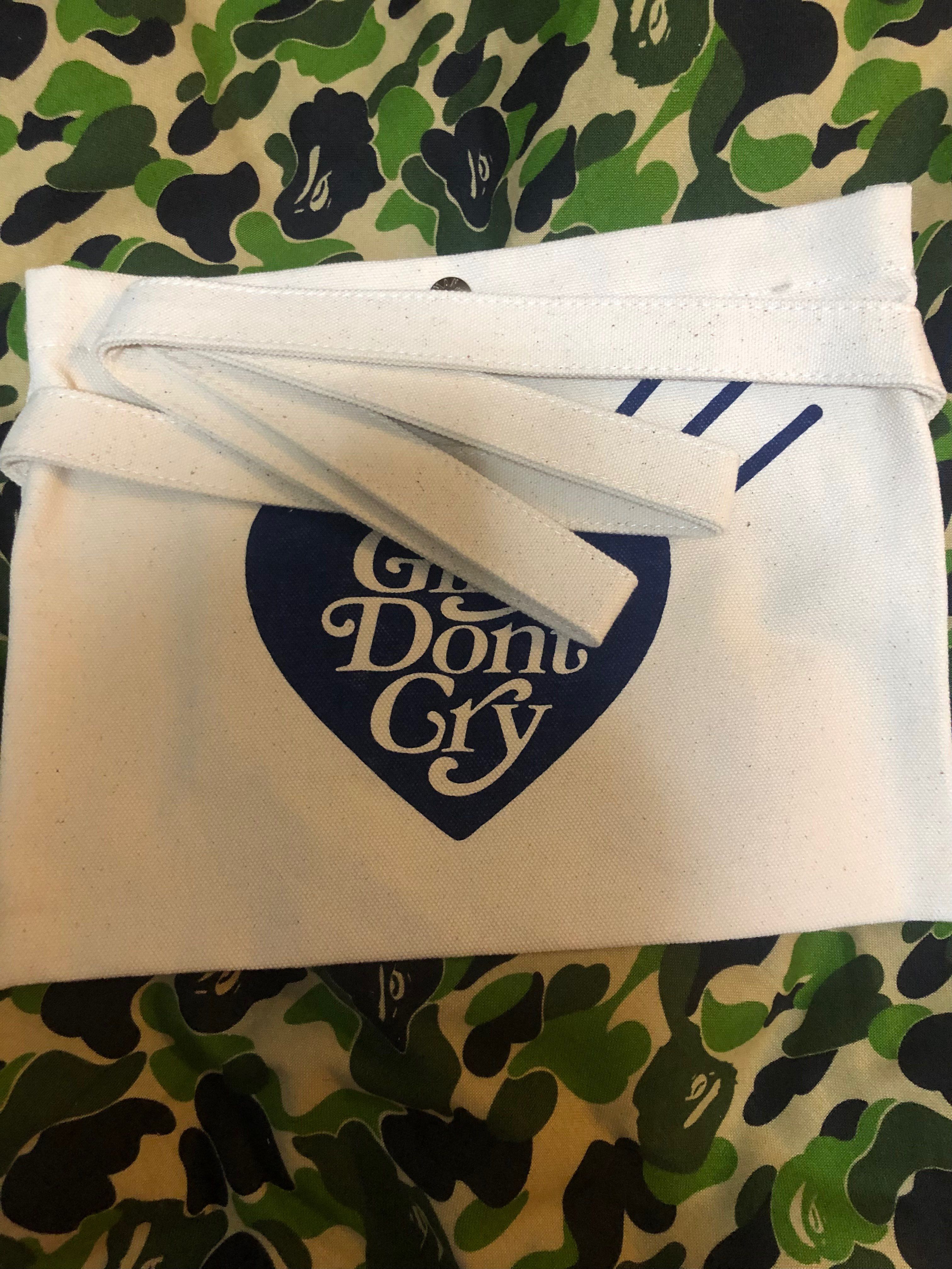 HUMAN MADE Girls Don't Cry Satchel "White" / VERDY