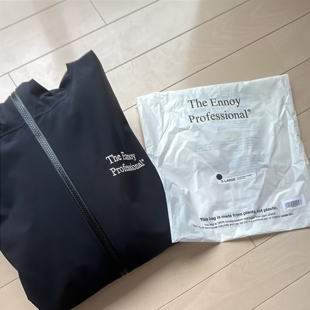 ENNOY 3Layer Shell Hoodie "Black"