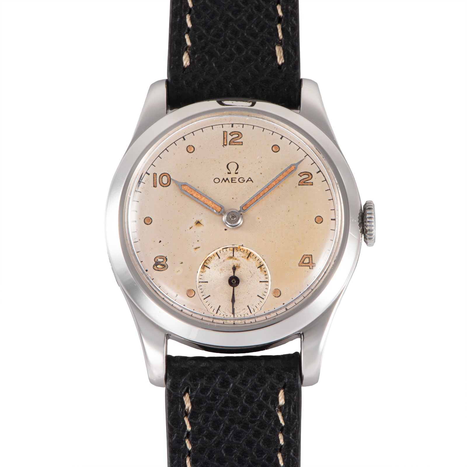 OMEGA オメガ ラウンド スモールセコンド 516 Cal.26.5SOB 1930年代 ステンレススチール【中古】