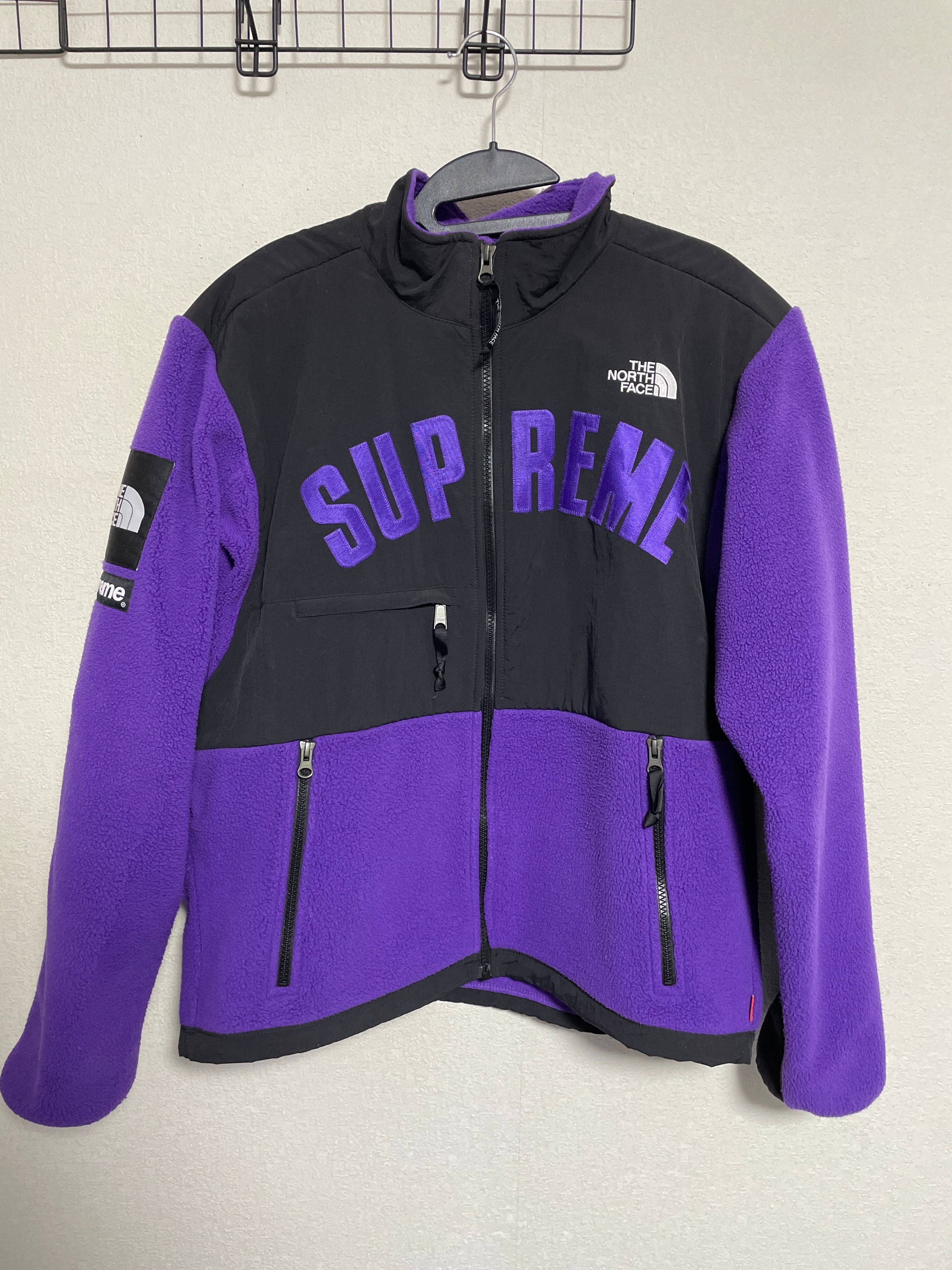 Supreme x The North Face Arc Logo Denali Fleece Jacket "Purple"