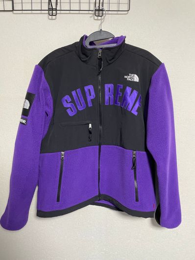 Supreme x The North Face Arc Logo Denali Fleece Jacket "Purple"