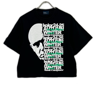 カラー ×On-U Sound ブラック プリント Tシャツ 1