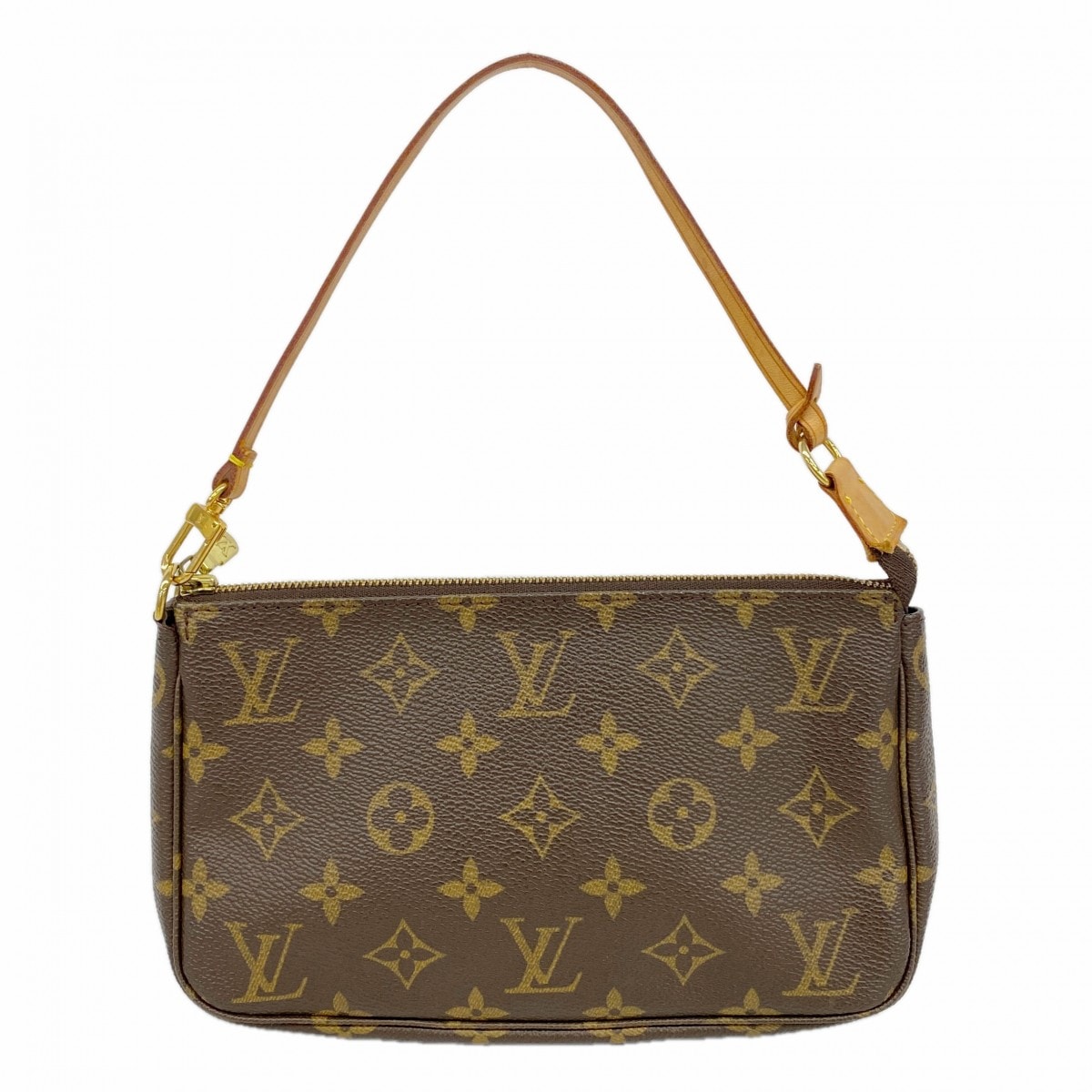 【6dd4993】ルイヴィトン ポーチ モノグラム ポシェットアクセソワール M51980 ブラウン【中古】レディース