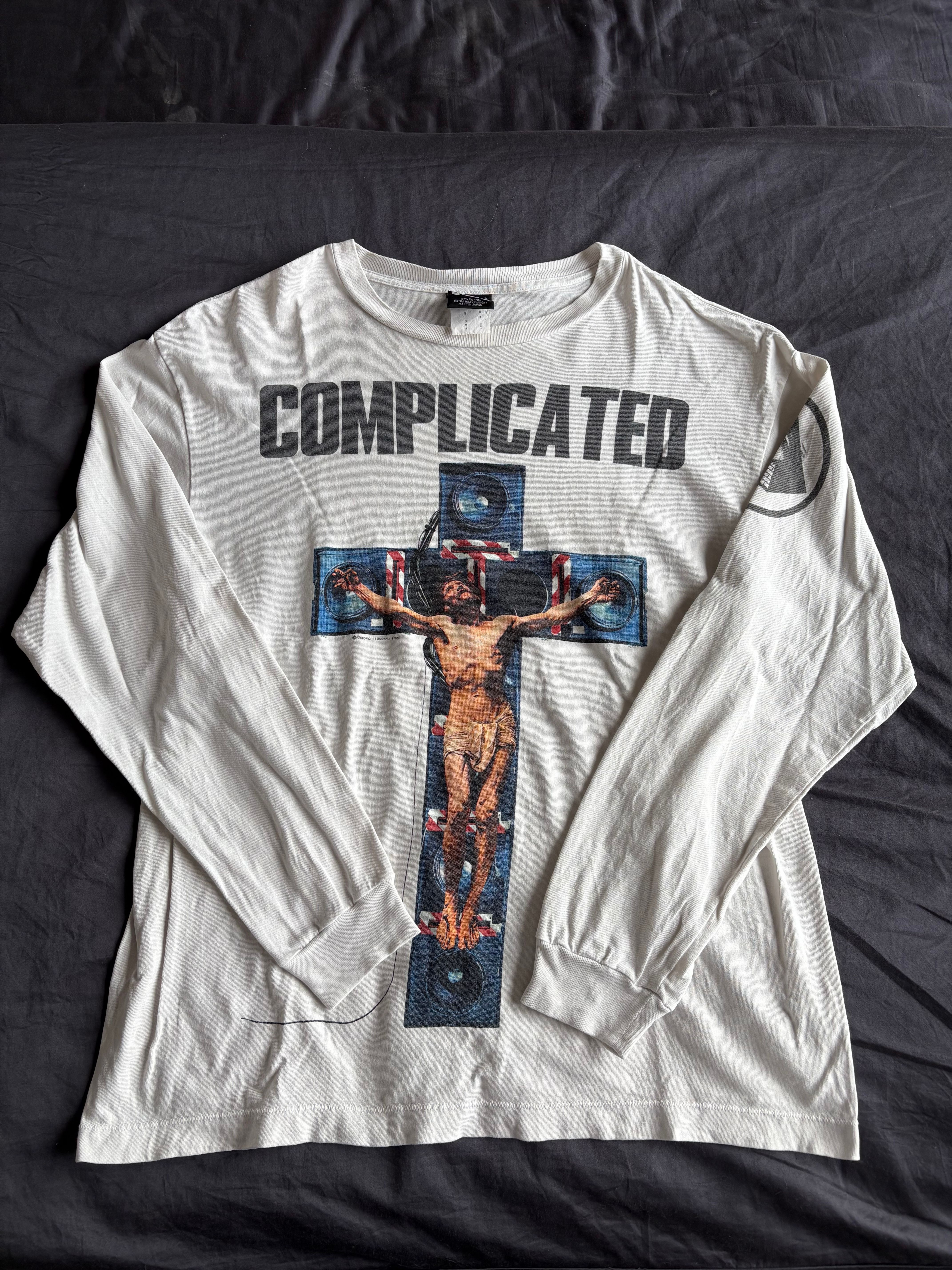 SAINT Mxxxxxx x Kosuke Kawamura KK_LS Tee/Complicated "White"