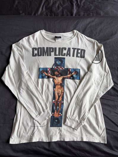 SAINT Mxxxxxx x Kosuke Kawamura KK_LS Tee/Complicated "White"