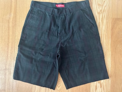 Supreme Work Short (26SS) "Black Plaid"