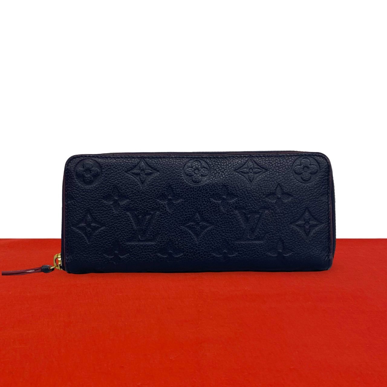 LOUIS VUITTON ルイヴィトン ジッピーウォレット モノグラム アンプラント レザー 長財布 ブラック
 94580
