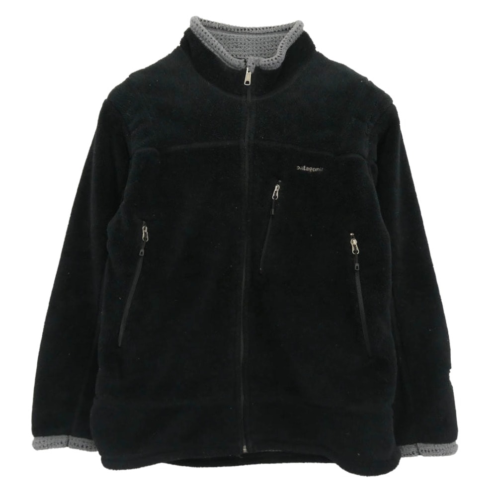 patagonia パタゴニア ジャケット 36100 00s レギュレーター R4 ジップアップ フリース ジャケット ブルゾン ブラック系 XXL【中古】