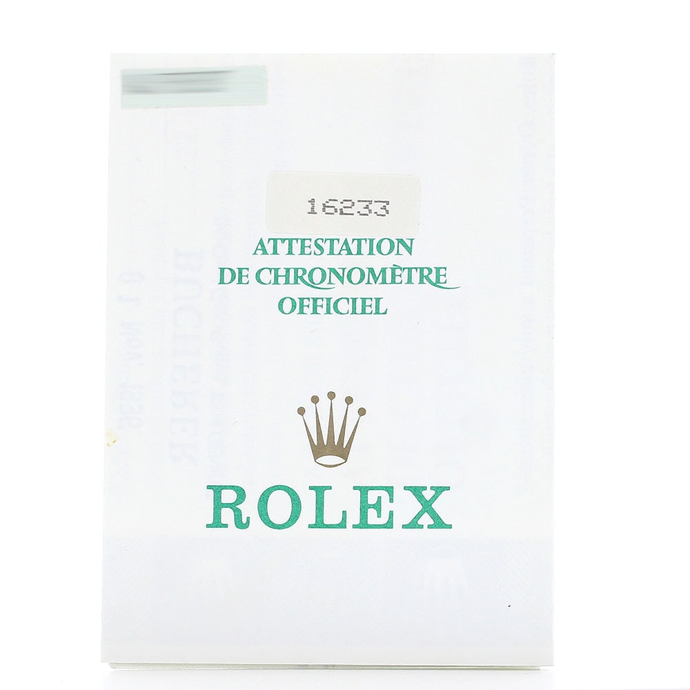 ロレックス ROLEX 16233 保証書 _R-5