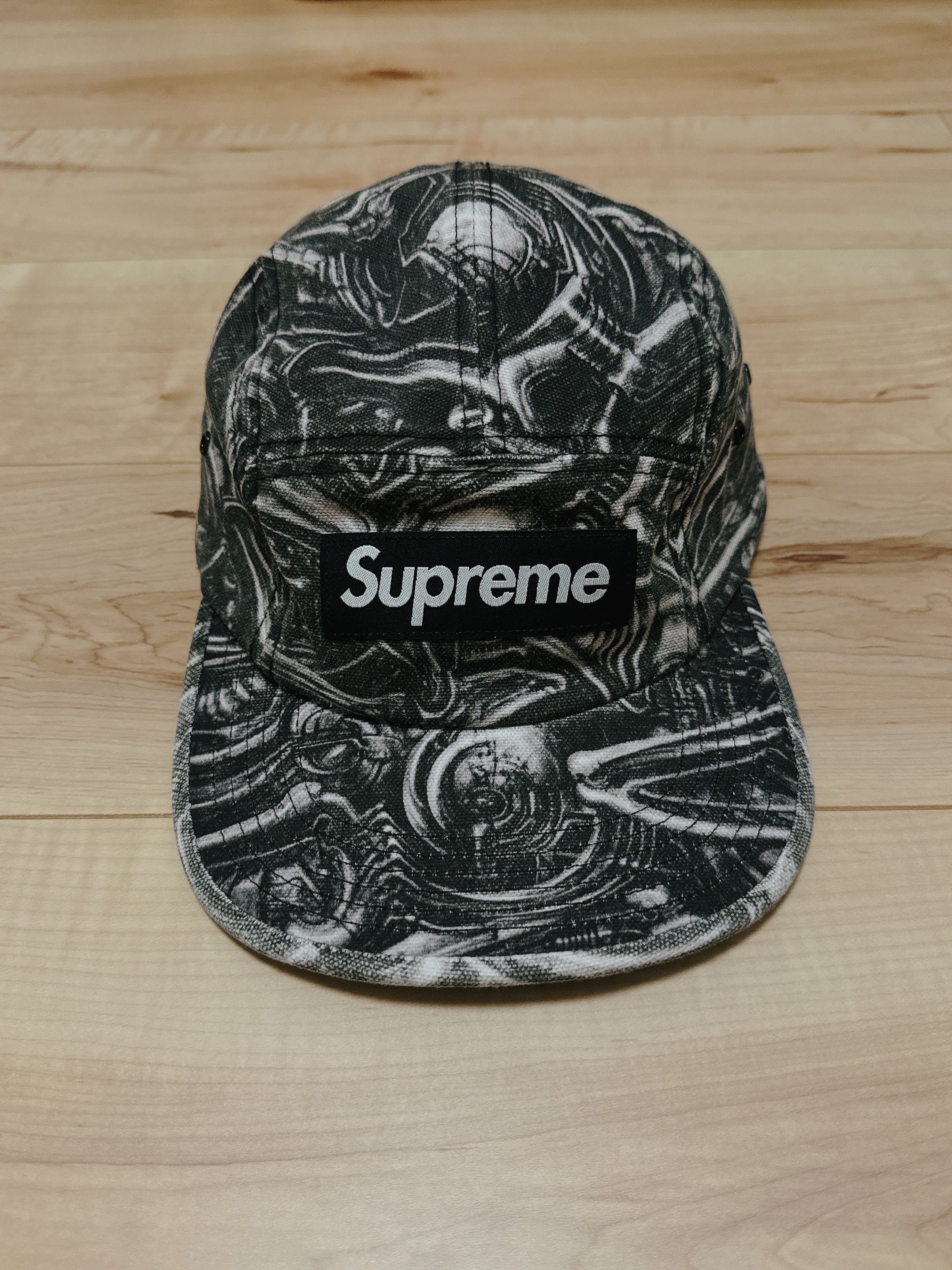 Supreme H.R. Giger Camp Cap "Black"
