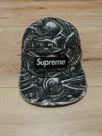 Supreme H.R. Giger Camp Cap "Black"