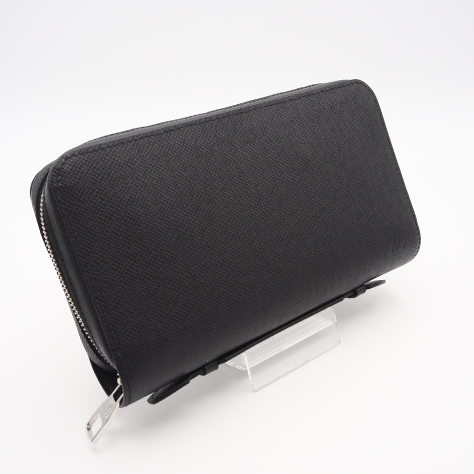 美品 LOUIS VUITTON ルイ・ヴィトン タイガ ジッピーXL ノワール M44275 長財布 ブラック レザー メンズ