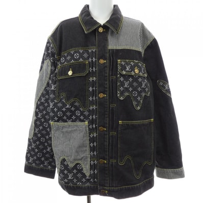 ルイヴィトン LOUIS VUITTON モノグラムクレイジーデニムワークウエアジャケット HMA20EUZD デニムジャケット