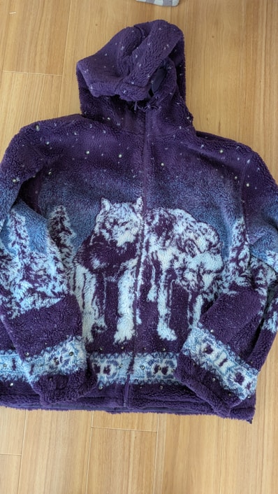 Supreme x B.B. Simon Reversible Hooded Fleece Jacket "Purple"