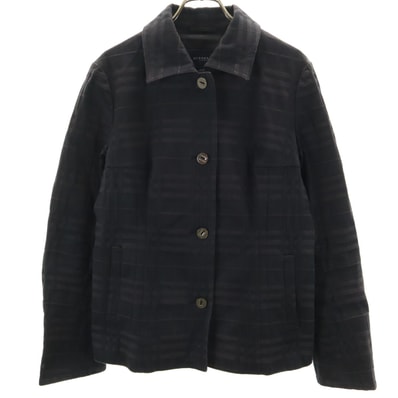 BURBERRY LONDON バーバリーロンドン チェック柄 ジャケット 42 ブラック 三陽商会