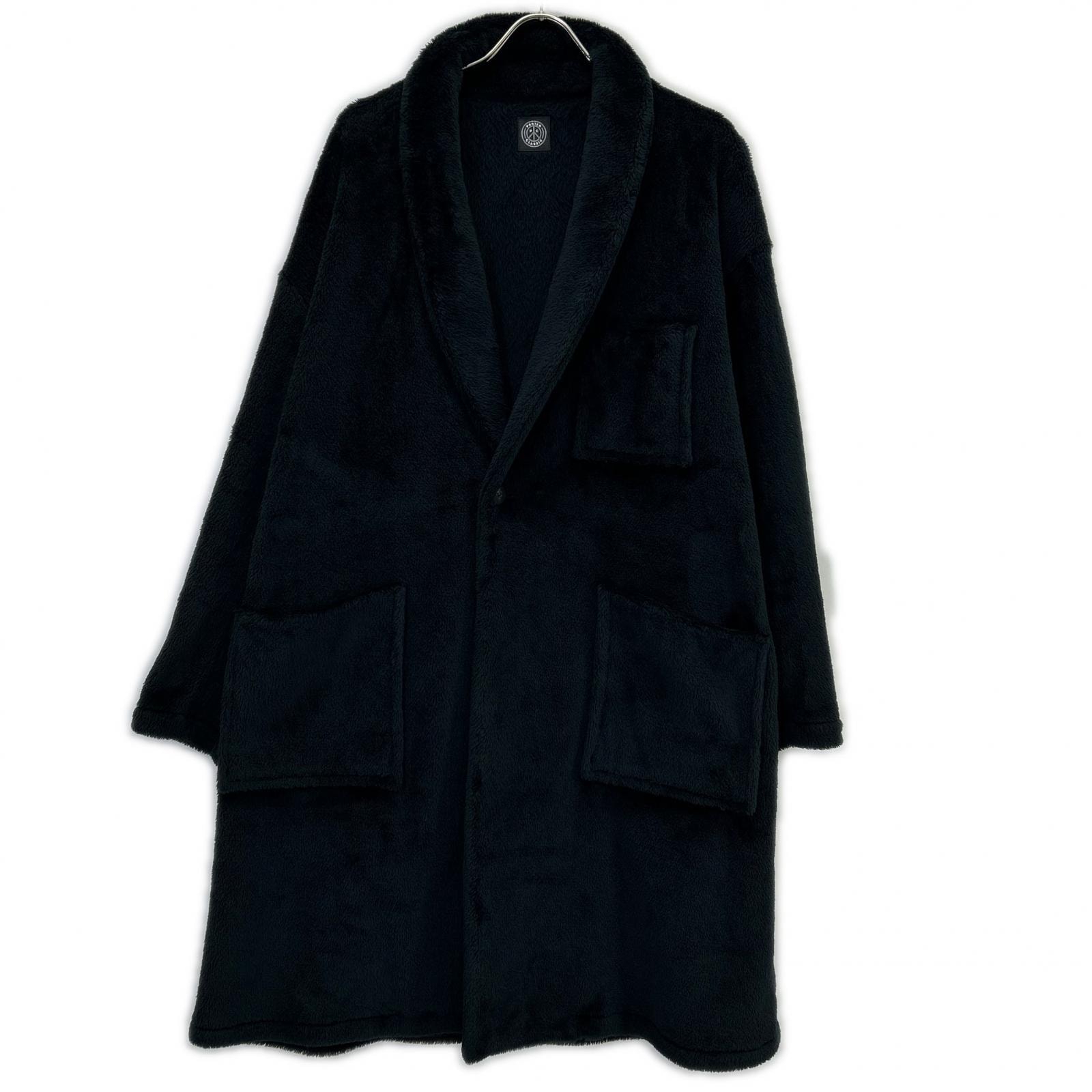 ポータークラシック 23AW ブラック HIGH LOFT FLEECE PICASSO COAT/ハイロフトフリースピカソコート 3
