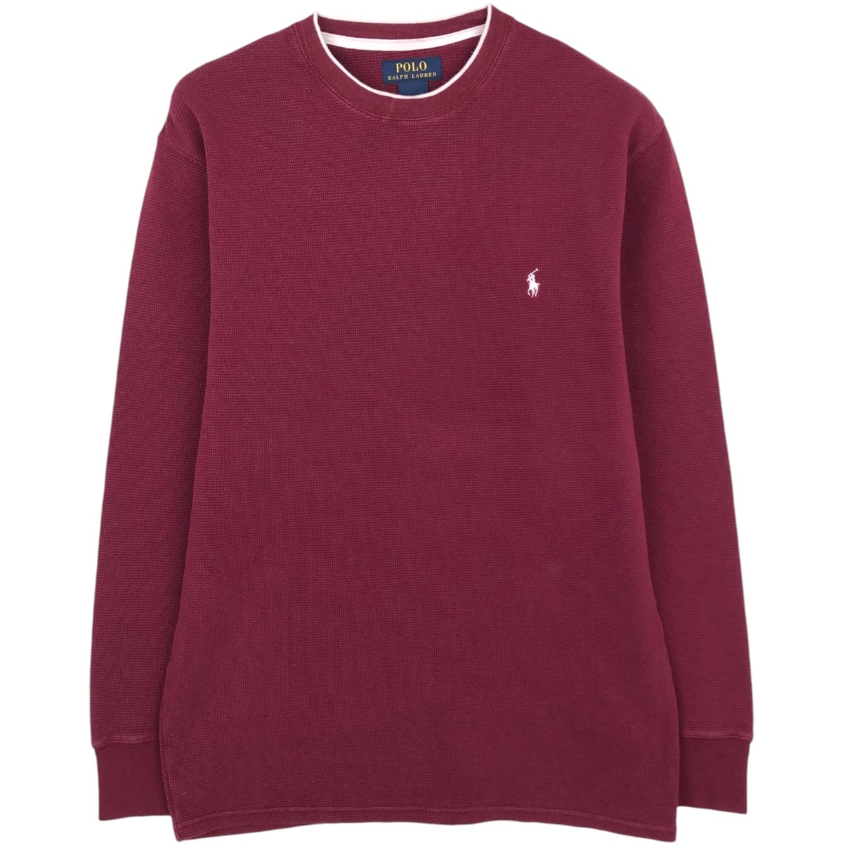 古着 ラルフローレン Ralph Lauren POLO RALPH LAUREN サーマルロンT ワッフル メンズL相当/eaa648074