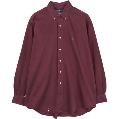 古着 ラルフローレン Ralph Lauren BLAKE 長袖 ボタンダウンシャツ メンズL相当/eaa619736