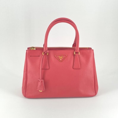 PRADA(プラダ) ガレリア サフィアーノ 1BA896 ハンドバッグ ピンク