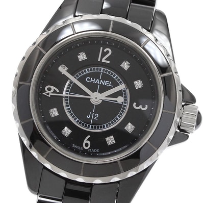 ☆良品 シャネル J12 8Pダイヤモンド H2569 レディース 【中古】
