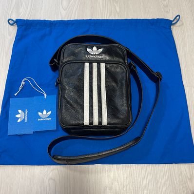 adidas BALENCIAGA Small Crossbody Messenger Bag "Black"