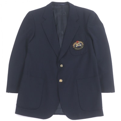 極美品 バーバリー テーラードジャケット ネイビー メンズ 38