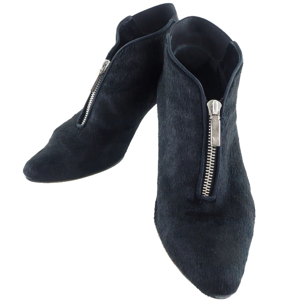 ルイ・ヴィトン フロントジップ EL0503 レディースブーティ