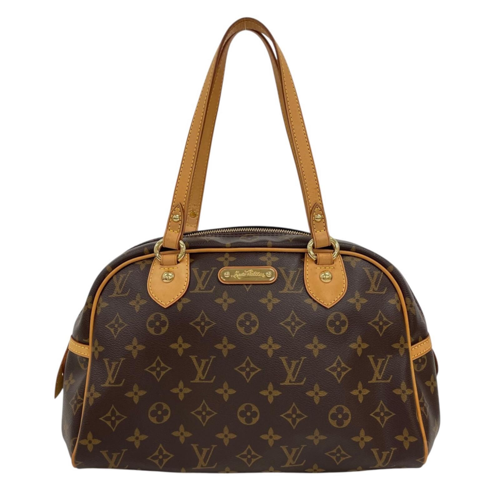 ルイヴィトン モントルグイユPM モノグラム ショルダーバッグ モノグラムキャンバス M95565 ブラウン レディース LOUIS VUITTON  中古