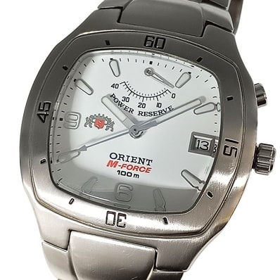 ORIENT オリエント M-FORCE パワーリザーブ 自動巻き メンズ 腕時計 C1074