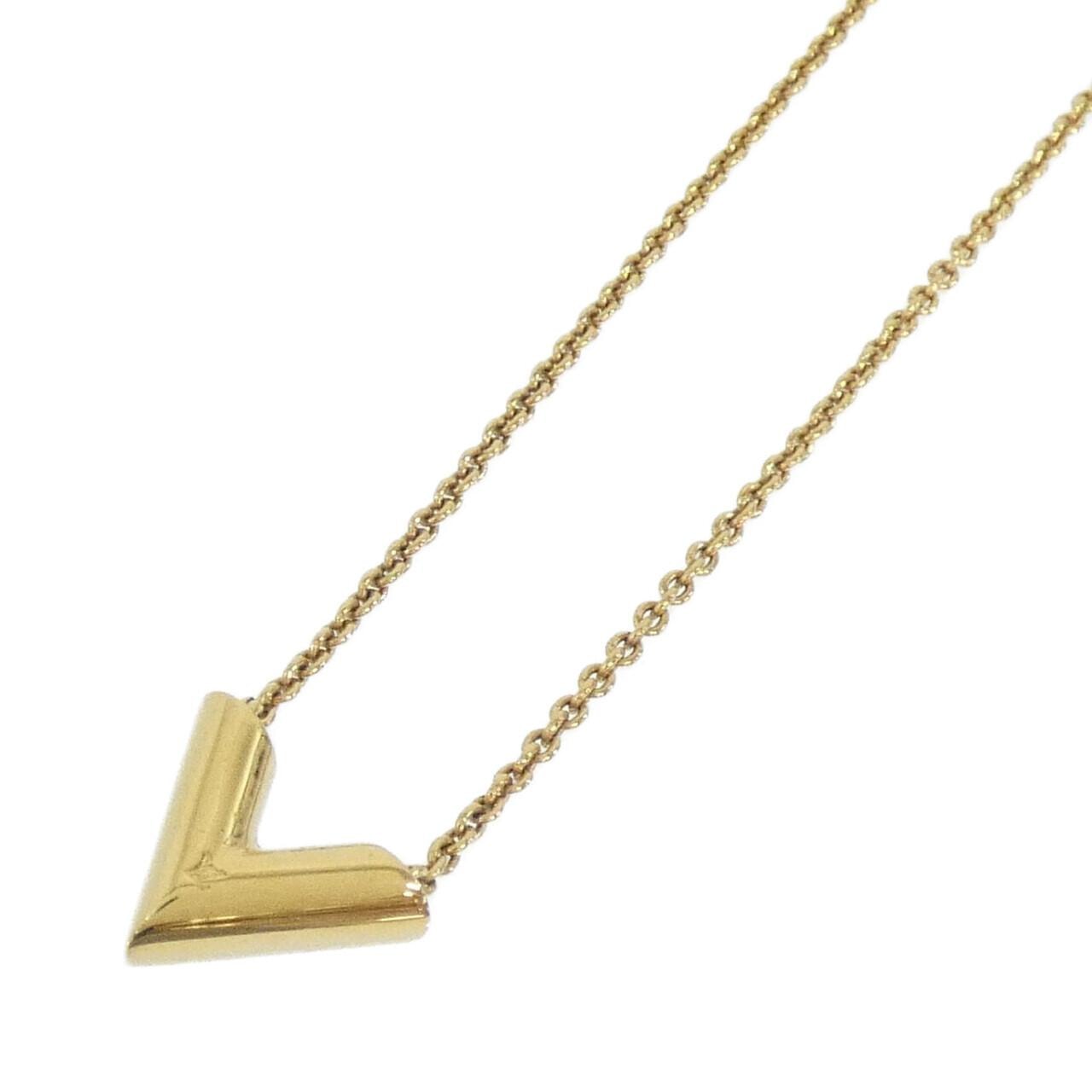 Louis Vuitton Essential V Necklace "Gold"